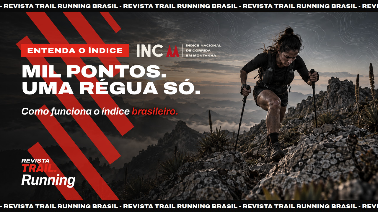 Mil pontos, uma régua só: como funciona o INCM, o índice brasileiro da corrida em montanha